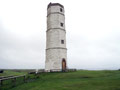 Flamborough chalk lighthouse photo Charles Taylor